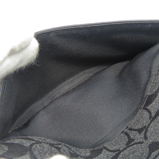 COACH Shoulder Bag F50715 leather black unisex(Unisex) Used Authentic