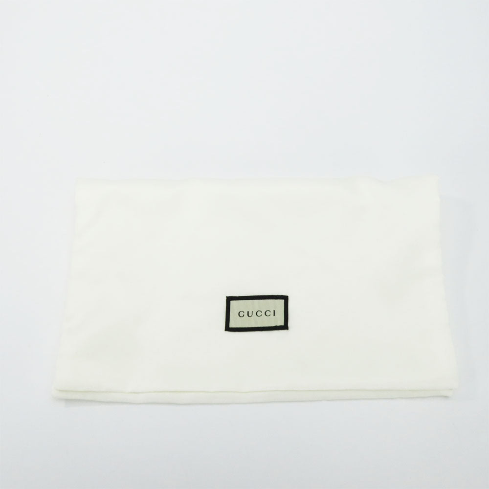 GUCCI Long Wallet Purse 523154 leather black Sherry line Women Used Authentic