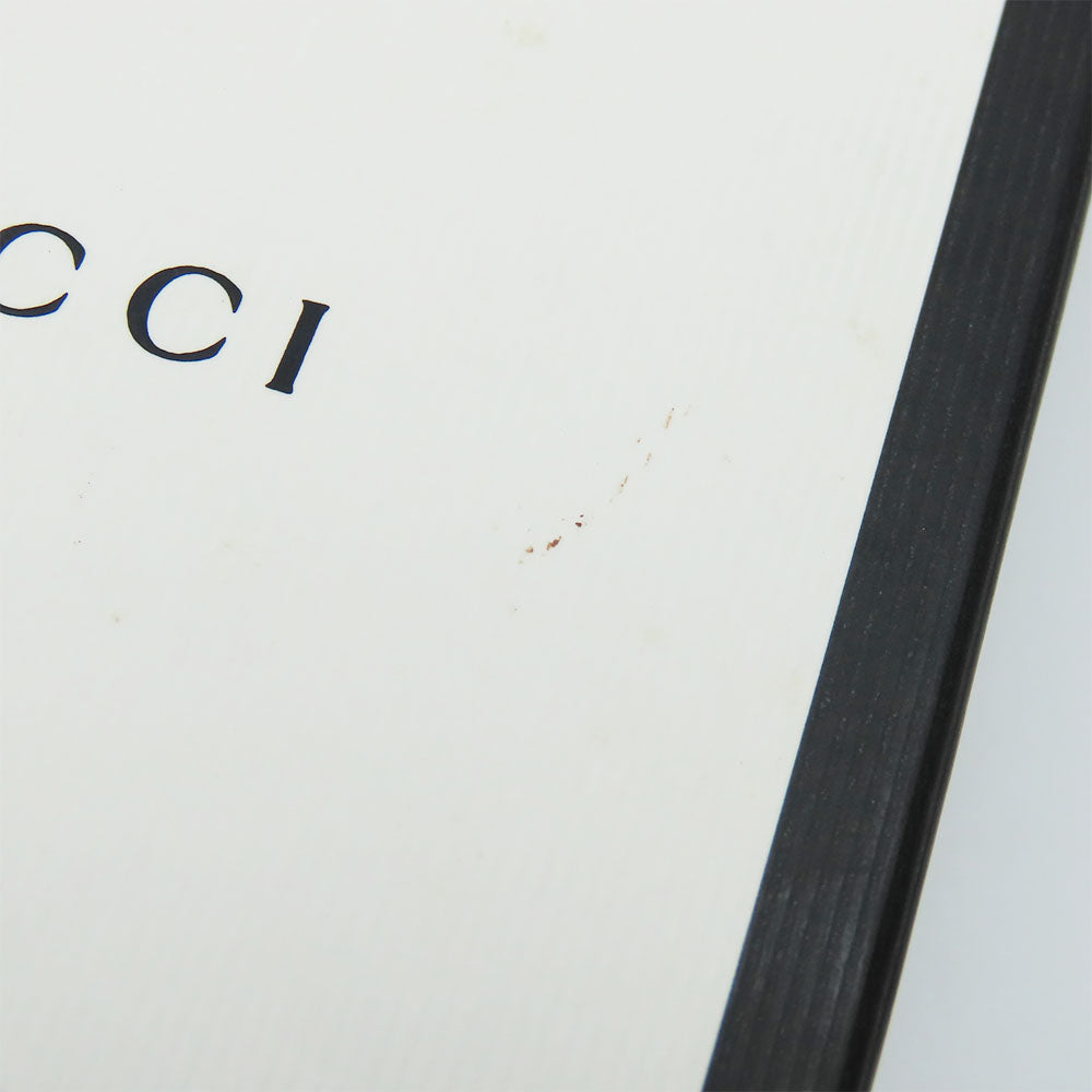 GUCCI Long Wallet Purse 523154 leather black Sherry line Women Used Authentic