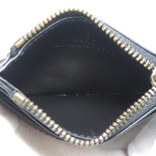 GUCCI Coin case 627064 leather black GG Marmont Women Used Authentic