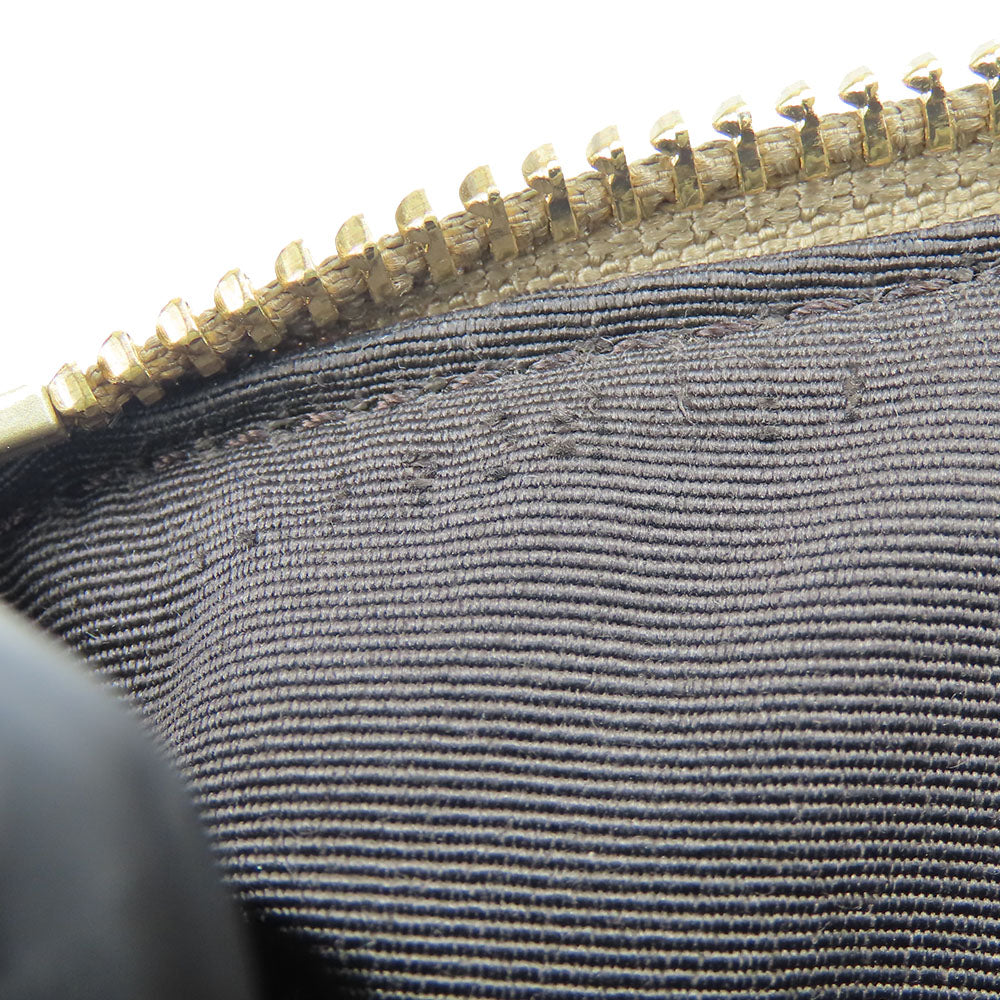 COACH Shoulder Bag F57830 Canvas, Leather Brown Signature Mini Kelsey Satchel Women Used Authentic