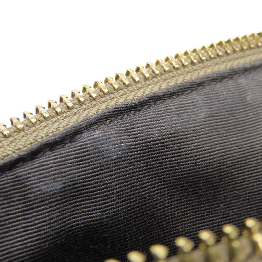 COACH Shoulder Bag F57830 Canvas, Leather Brown Signature Mini Kelsey Satchel Women Used Authentic