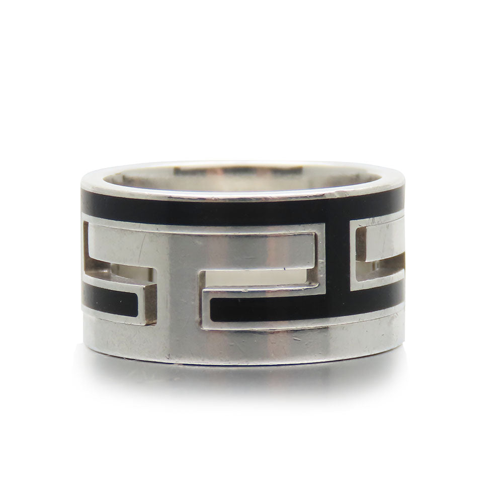 HERMES Ring Silver925 black Move ash