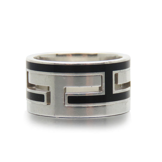 HERMES Ring Silver925 black Move ash
