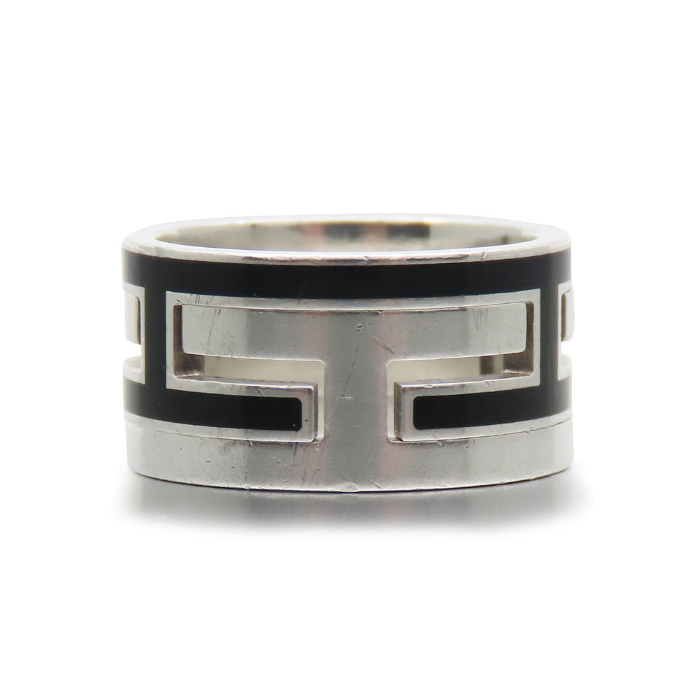 HERMES Ring Silver925 black Move ash