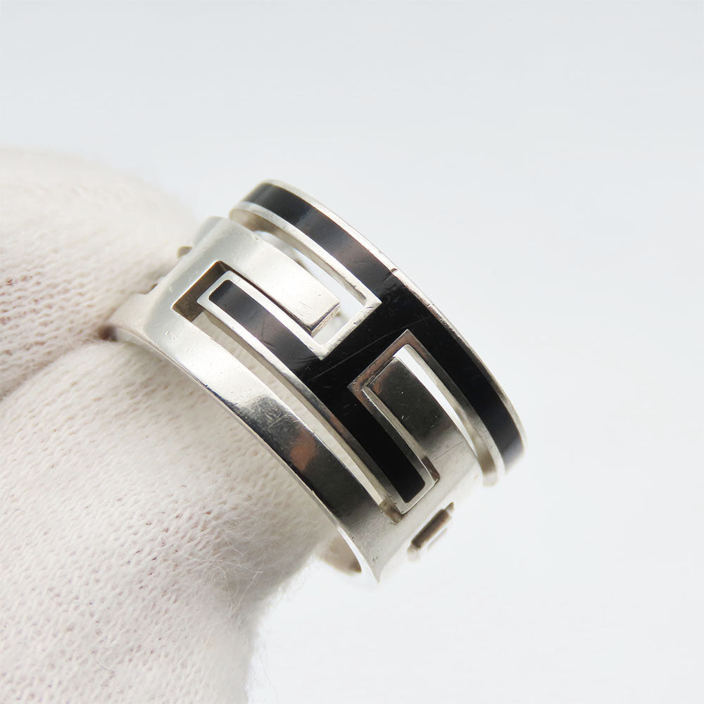 HERMES Ring Silver925 black Move ash