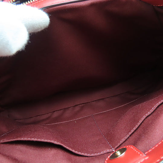 COACH Shoulder Bag C6232 Red Women Used Authentic