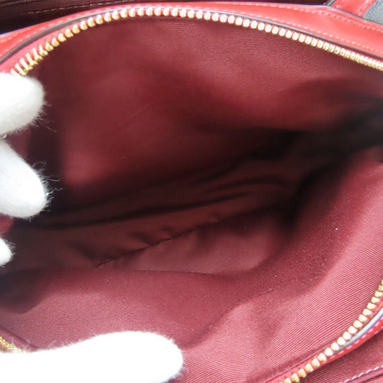 COACH Shoulder Bag C6232 Red Women Used Authentic