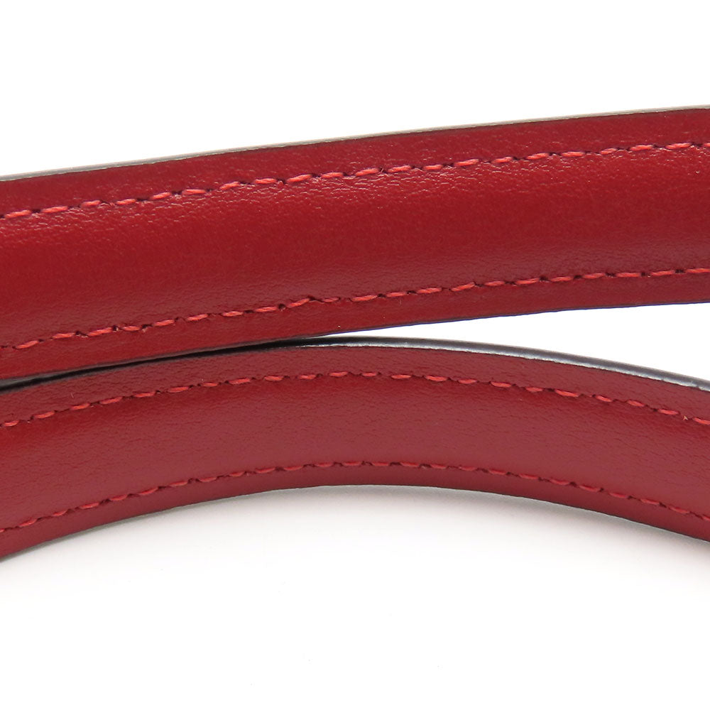 COACH Shoulder Bag C6232 Red Women Used Authentic