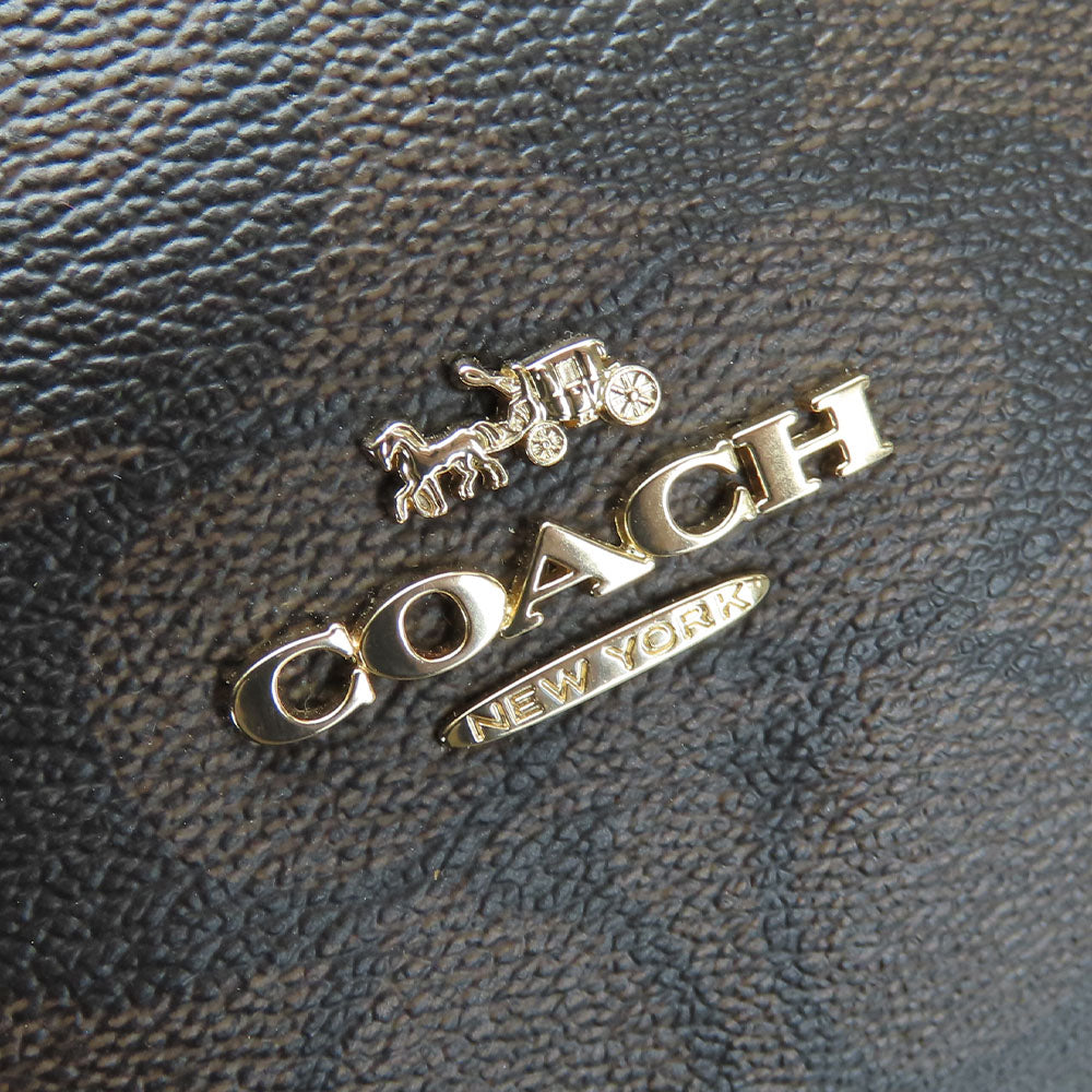 COACH Shoulder Bag C6232 Red Women Used Authentic