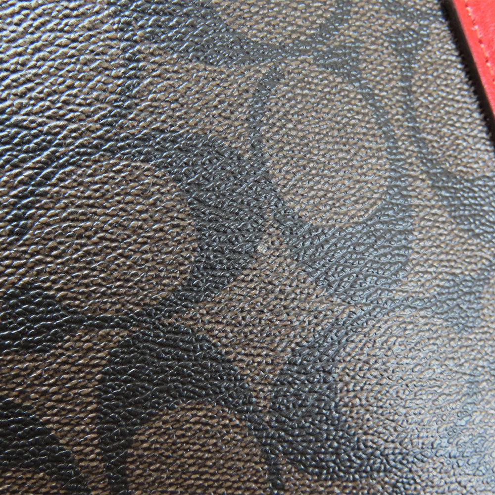 COACH Shoulder Bag C6232 Red Women Used Authentic