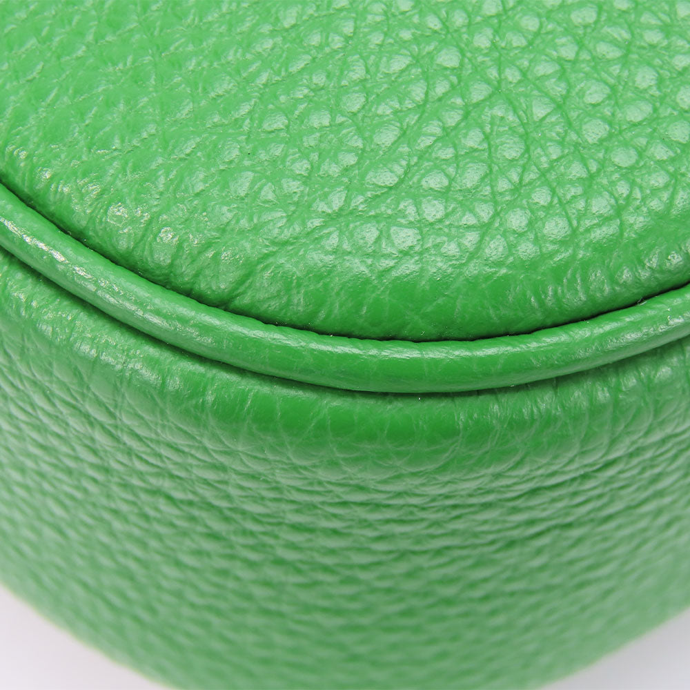 COACH Shoulder Bag CA207 leather green Camera bag Jamie Women Used Authentic