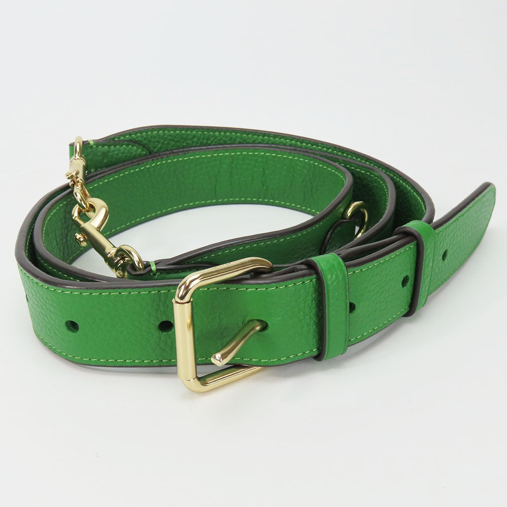 COACH Shoulder Bag CA207 leather green Camera bag Jamie Women Used Authentic