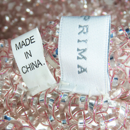 ANTEPRIMA Handbag PVC, Rhinestone pink wire Women Used Authentic