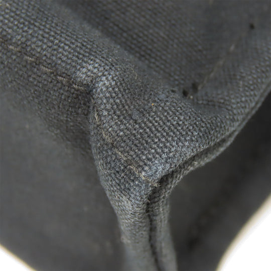 HERMES Handbag cotton black Fool ToePM unisex(Unisex) Used Authentic