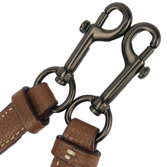 COACH Shoulder Bag 89608 PVC, Leather Brown Horse and carriage Women Used Authentic