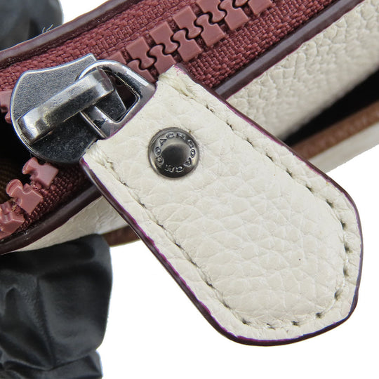 COACH Shoulder Bag 89608 PVC, Leather Brown Horse and carriage Women Used Authentic