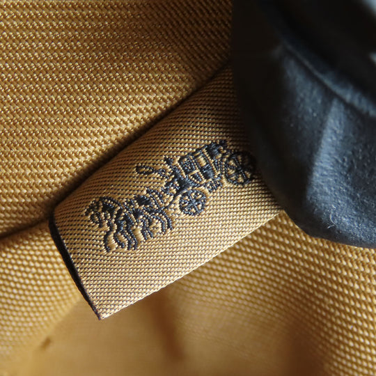 COACH Shoulder Bag 89608 PVC, Leather Brown Horse and carriage Women Used Authentic