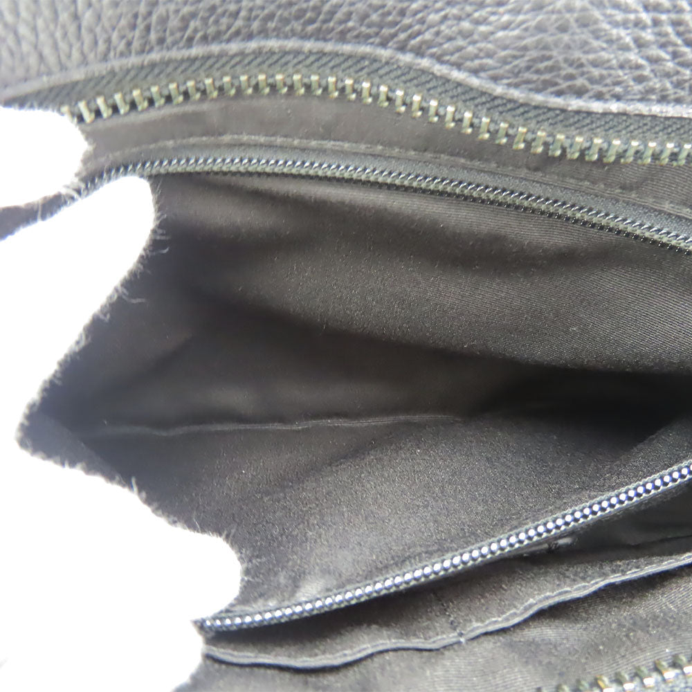 COACH Shoulder Bag C5291 Canvas, Leather black mens Used Authentic