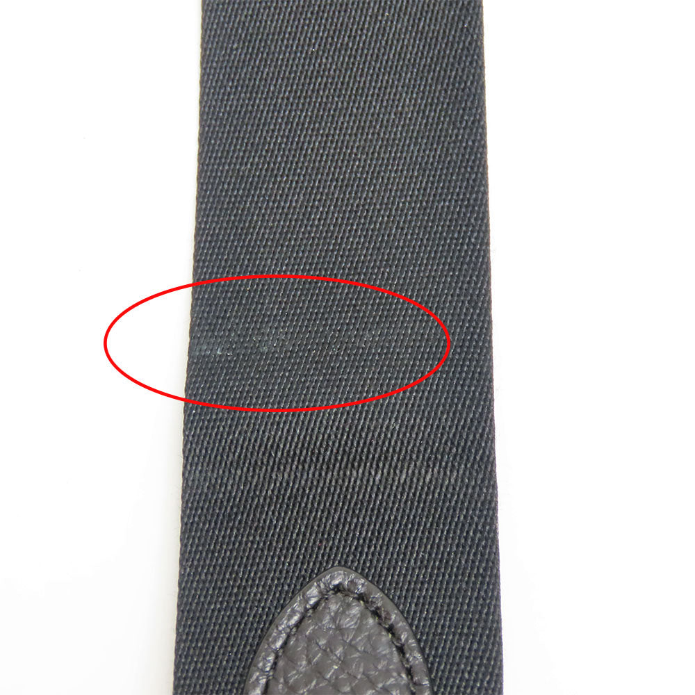 COACH Shoulder Bag C5291 Canvas, Leather black mens Used Authentic