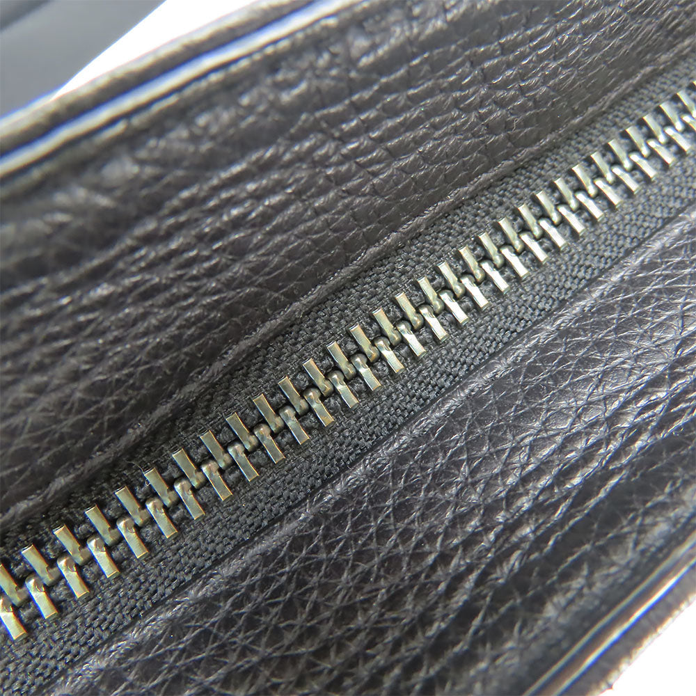 COACH Shoulder Bag C5291 Canvas, Leather black mens Used Authentic