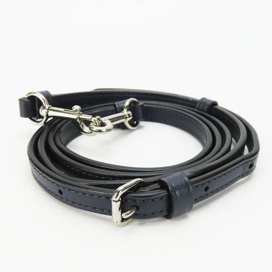 COACH Handbag F78263 leather Navy Women Used Authentic