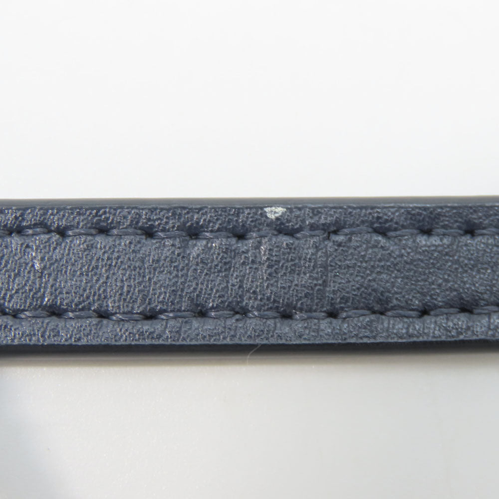 COACH Handbag F78263 leather Navy Women Used Authentic