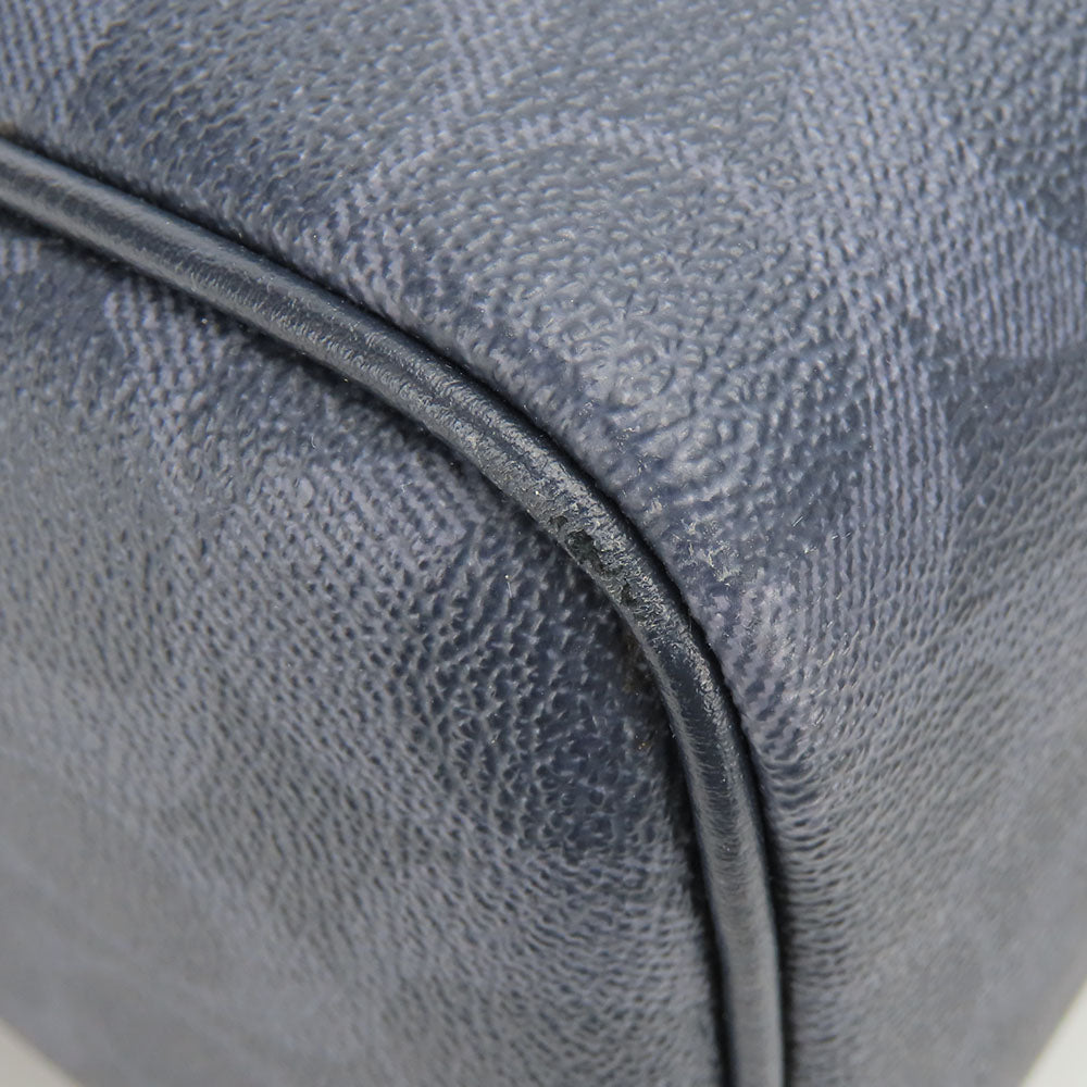 COACH Handbag F78263 leather Navy Women Used Authentic