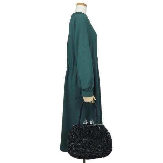 ANTEPRIMA Handbag PVC black wire bag Women Used Authentic
