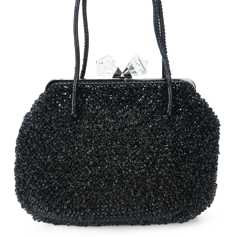 ANTEPRIMA Handbag PVC black wire bag Women Used Authentic