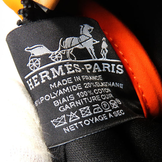 HERMES Pouch Polyurethane Orange Neovan Thalassa PM