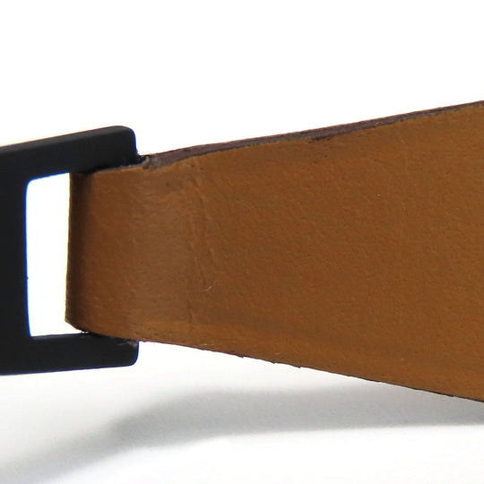 HERMES Pouch Polyurethane Orange Neovan Thalassa PM