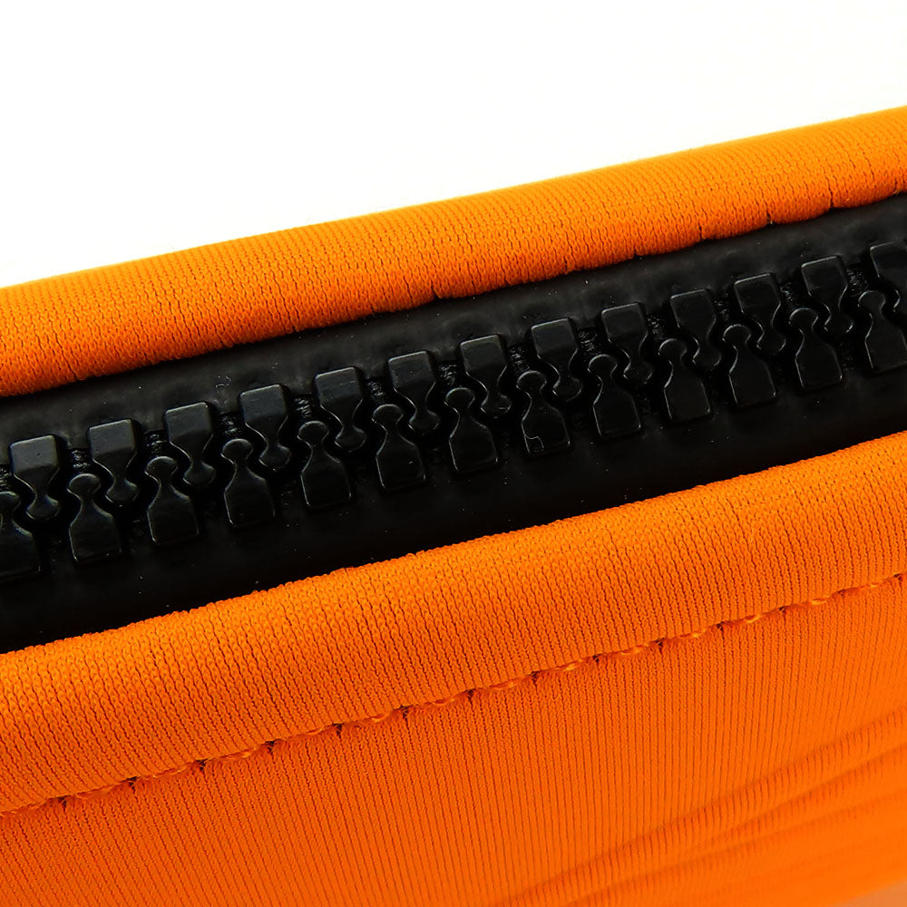 HERMES Pouch Polyurethane Orange Neovan Thalassa PM