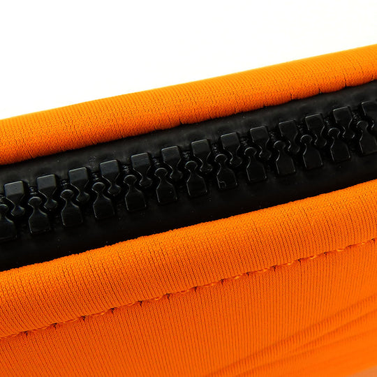 HERMES Pouch Polyurethane Orange Neovan Thalassa PM