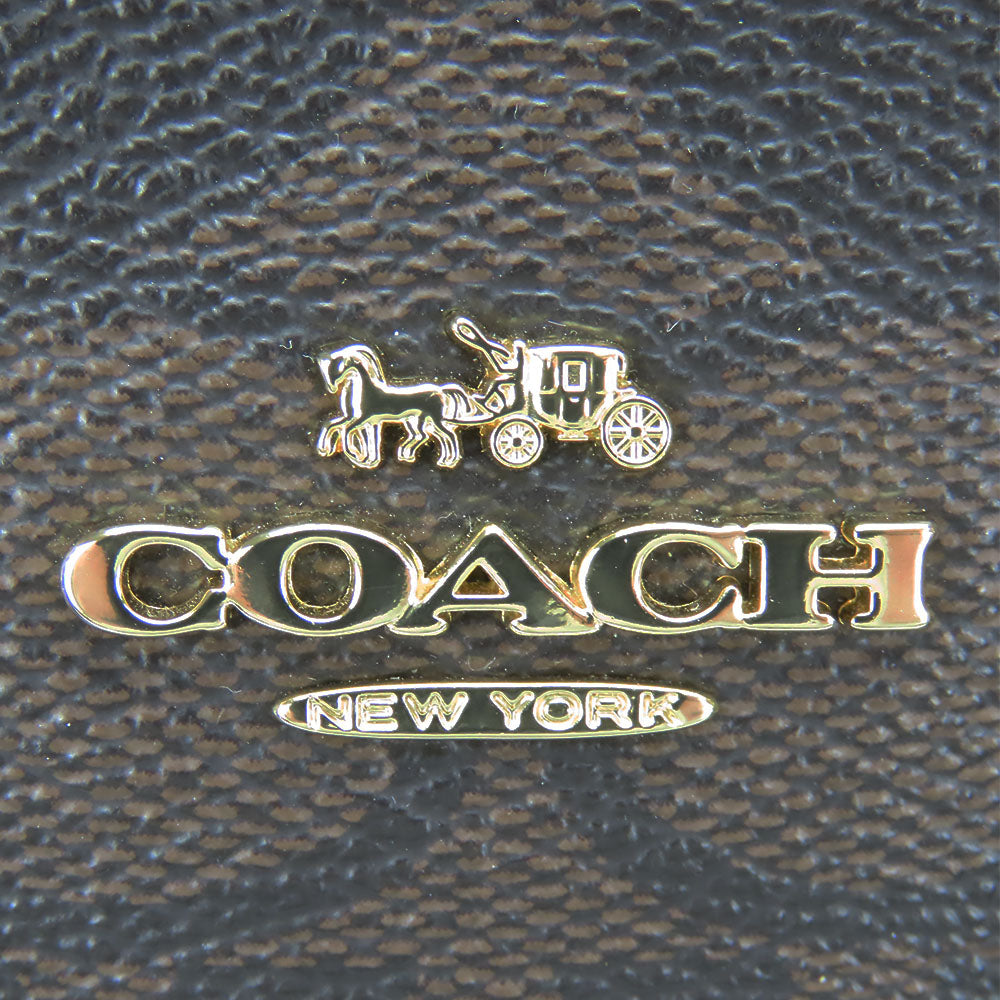 COACH Shoulder Bag F50054 leather Brown Women Used Authentic