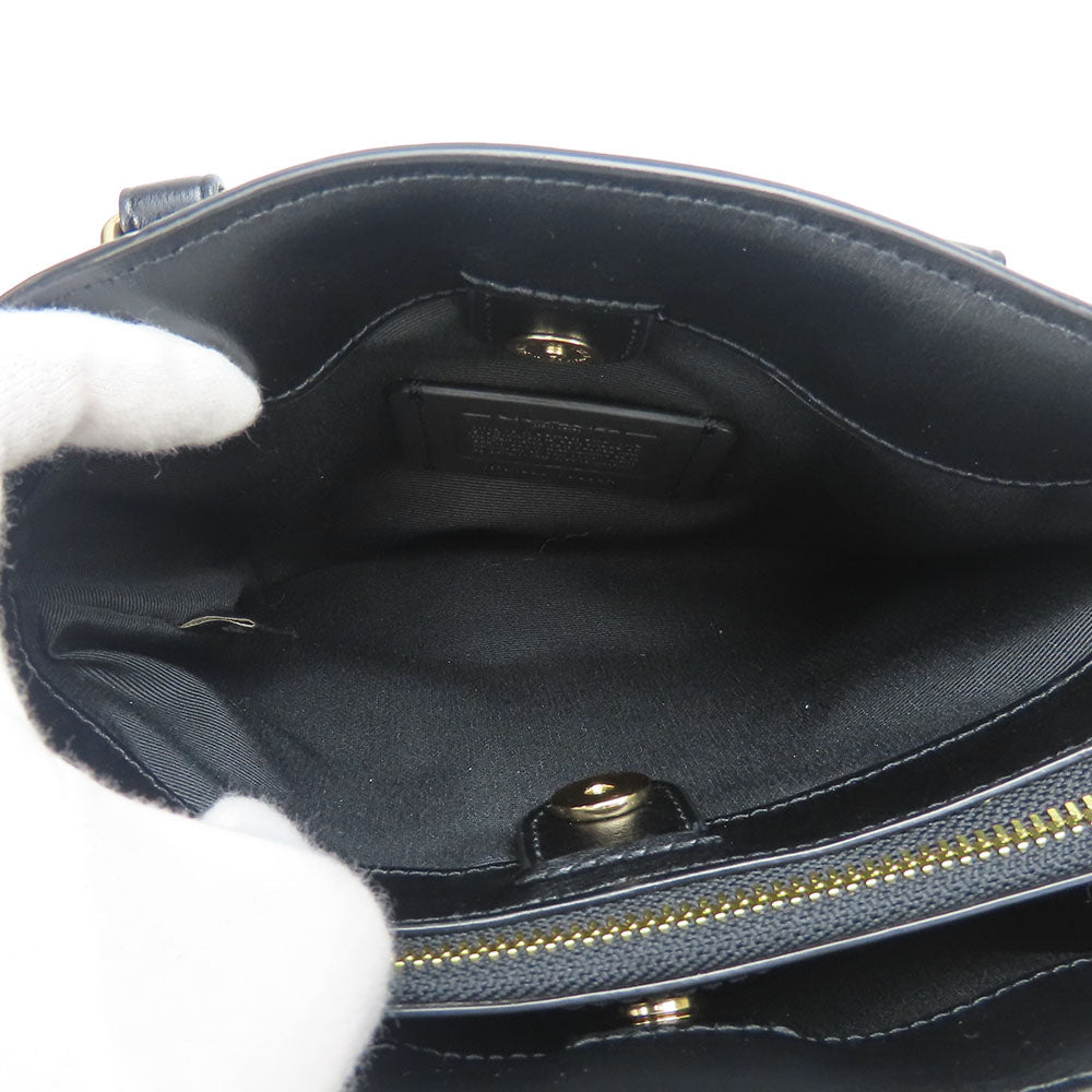 COACH Shoulder Bag F50054 leather Brown Women Used Authentic