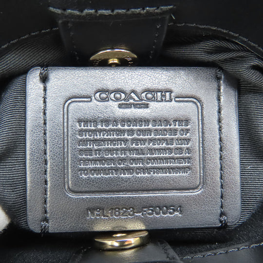 COACH Shoulder Bag F50054 leather Brown Women Used Authentic