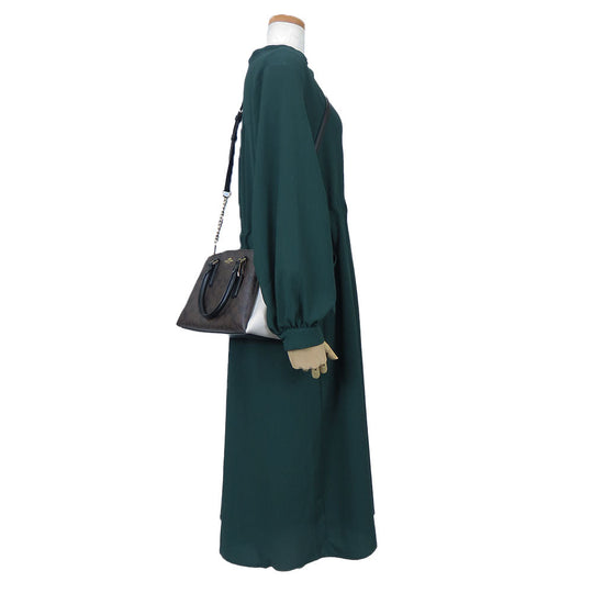 COACH Shoulder Bag F50054 leather Brown Women Used Authentic