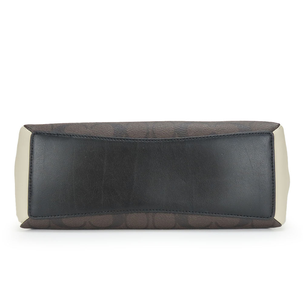 COACH Shoulder Bag F50054 leather Brown Women Used Authentic