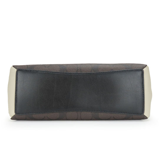 COACH Shoulder Bag F50054 leather Brown Women Used Authentic