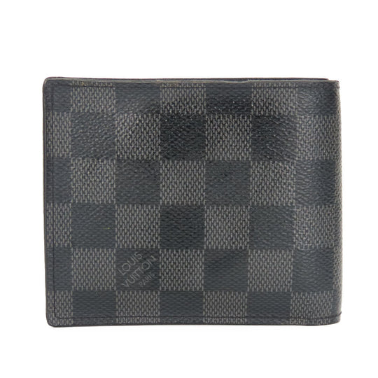 LOUIS VUITTON Bifold Wallet N63336 Damier Grafitte gray Portefeuille Marco NM