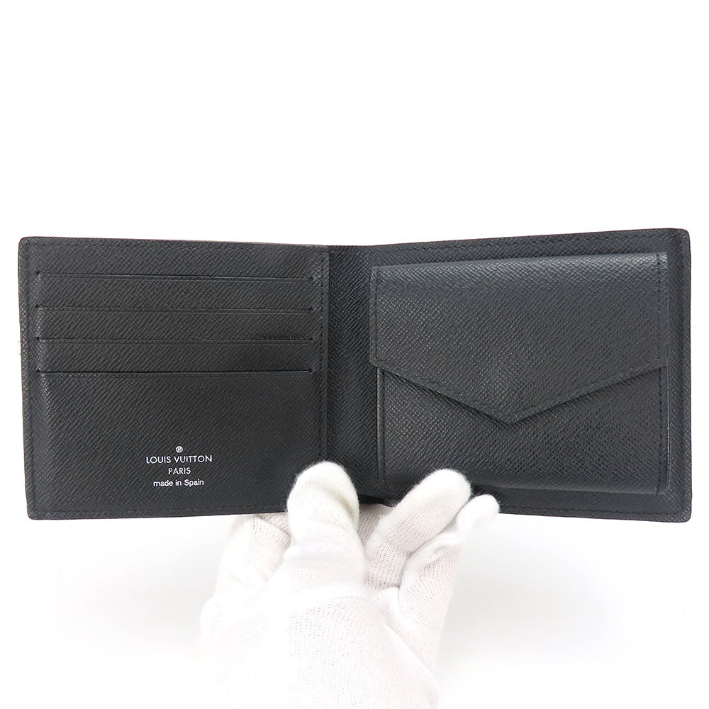 LOUIS VUITTON Bifold Wallet N63336 Damier Grafitte gray Portefeuille Marco NM