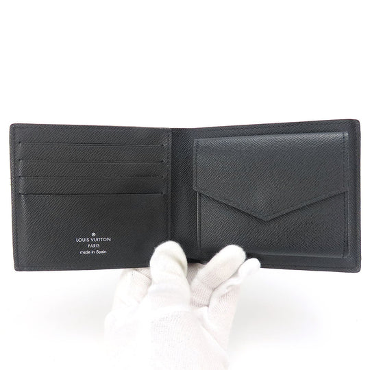 LOUIS VUITTON Bifold Wallet N63336 Damier Grafitte gray Portefeuille Marco NM