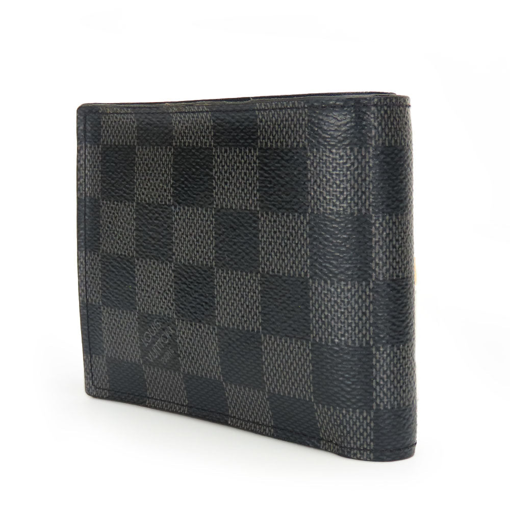 LOUIS VUITTON Bifold Wallet N63336 Damier Grafitte gray Portefeuille Marco NM