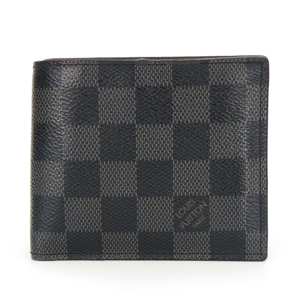 LOUIS VUITTON Bifold Wallet N63336 Damier Grafitte gray Portefeuille Marco NM