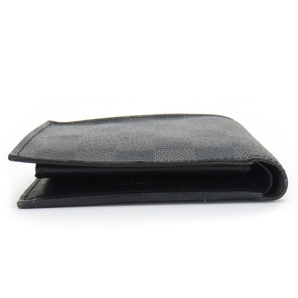 LOUIS VUITTON Bifold Wallet N63336 Damier Grafitte gray Portefeuille Marco NM