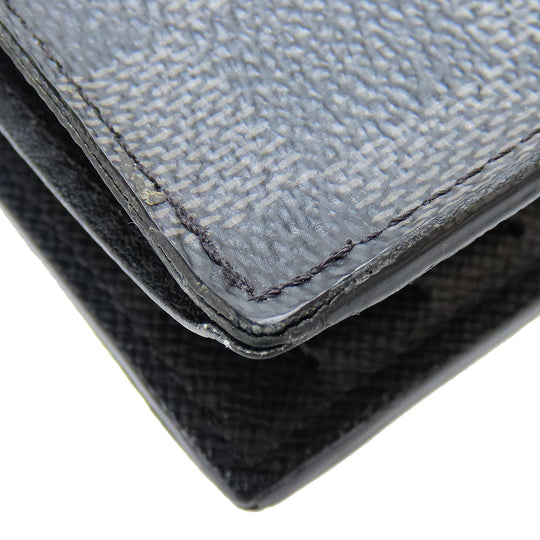 LOUIS VUITTON Bifold Wallet N63336 Damier Grafitte gray Portefeuille Marco NM