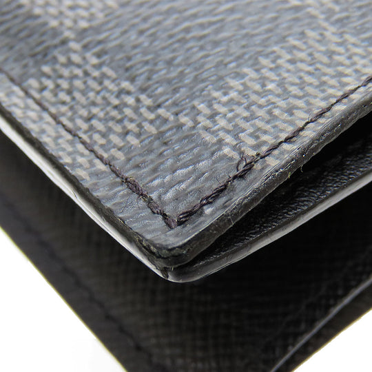 LOUIS VUITTON Bifold Wallet N63336 Damier Grafitte gray Portefeuille Marco NM