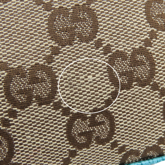 GUCCI Pouch 115237 GG canvas beige