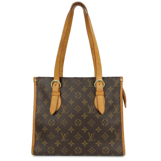 LOUIS VUITTON Shoulder Bag M40007 Monogram Brown Popincourt Haut Women Used Authentic